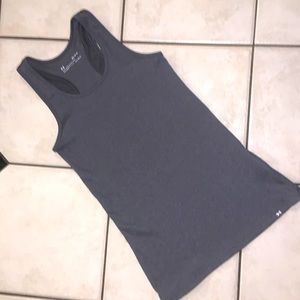 Under armor work out sports tank top Racer back medium gray